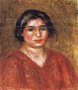 Pierre Renoir Gabrielle in a Red Blouse Sweden oil painting artist